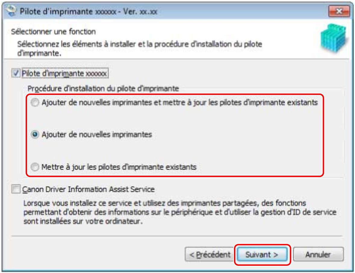 CANON IR 2202N - Pour les versions de windows autres que windows server 2003/2003 R2 : - 2