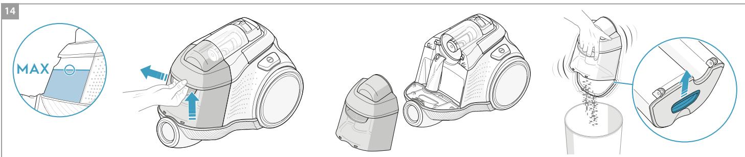 AEG LX9-3-MG - DUST EMPTYING - 1