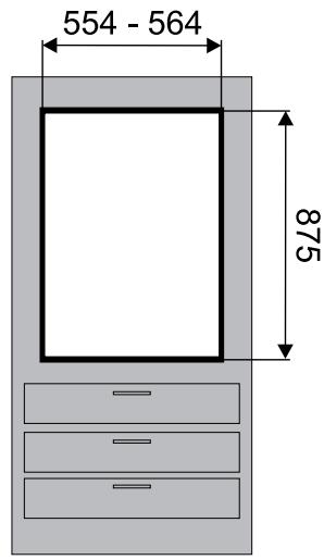 SMEG DOSF6920N1 - Mounting (mm) - 3