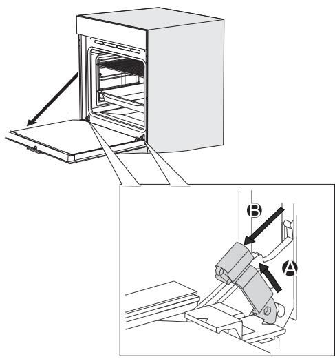 GORENJE BOP747ST - REMOVING AND INSERTING THE OVEN DOOR - 1