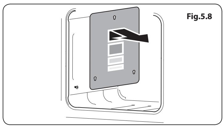 FALCON MODERN PROFESSIONAL+ 100 INDUCTION - Déposer les panneaux pour nettoyer l'intérieur en émail - 2