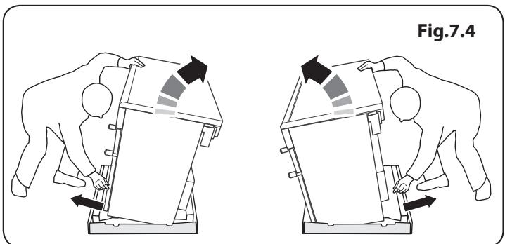 FALCON MODERN PROFESSIONAL+ 100 INDUCTION - Déplacement de la cuisinière - 6