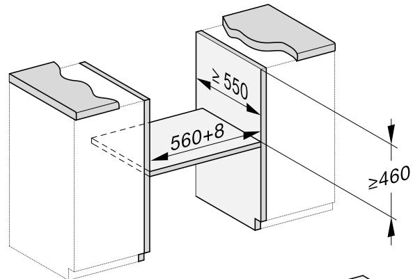 MIELE DG 7140 - Encastrement dans un meuble bas - 1