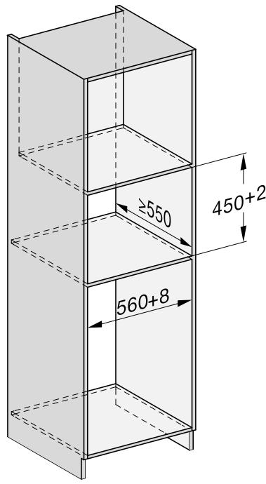 MIELE DG 7140 - Encastrement dans un meuble haut - 1