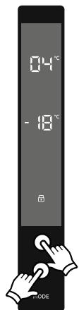 AEG-ELECTROLUX RCB736D3MX  -  RCB736D5MB -  RCB736D5MX - A gyermekzár kikapcsolása - 2