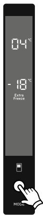 AEG-ELECTROLUX RCB736D3MX  -  RCB736D5MB -  RCB736D5MX - Durante este modo: - 1