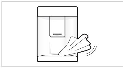 LG GBB567PZCMB - GBB567PZCZB - Cleaning the Water Dispenser Cleaning the Dispenser Tray - 1