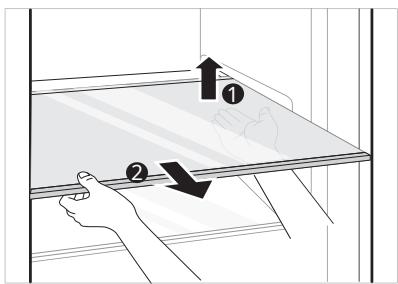 LG GBB567PZCMB - GBB567PZCZB - Cleaning the Shelf Removing the Fridge Shelf - 1