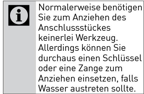 GRUNDIG GQN21235XN - Wasserschlauch an den Kühlschrank anschließen - 2