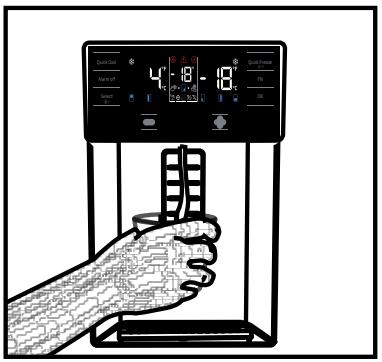 GRUNDIG GQN21235XN - Wasser ausgeben - 3