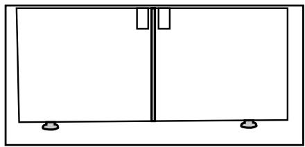 GRUNDIG GQN21235XN - 3.3* Einstellung der Fuß - 1