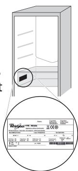 WHIRLPOOL WT70I832X - CONTACT OPNEMEN MET CONSUMENTENSERVICE - 1