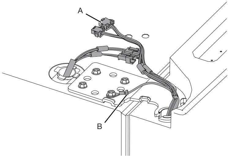 WHIRLPOOL WQ9 E1L - Rimuovere la porta sinistra - 2