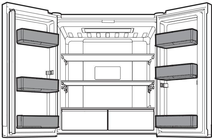 WHIRLPOOL WQ9 E1L - Ukseriulid - 1