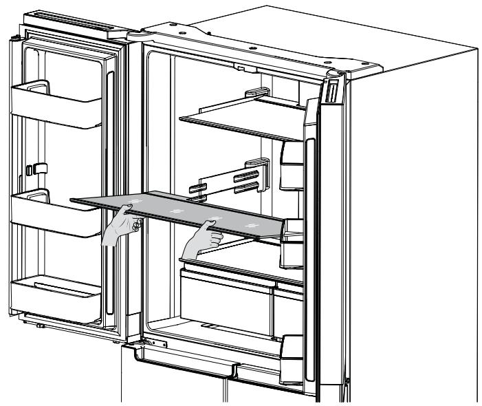 WHIRLPOOL WQ9 E1L - Regolazione altezza ripiano - 2