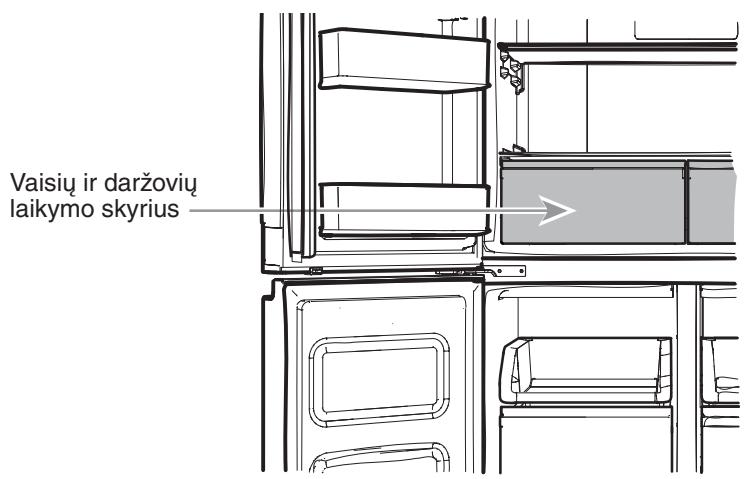 WHIRLPOOL WQ9 E1L - Vaisiu ir daržoviu laikymo skyrius - 1