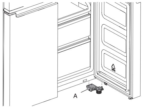 WHIRLPOOL WQ9 E1L - Saldetavas/Flexi Freeze durvju nonemšana un atkārtota uzlikšana - 2