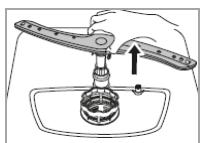 BOMANN TSG 7404 - Cleaning the lower spray arm - 1