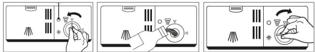 BOMANN TSG 7404 - Fill in the rinse aid - 1