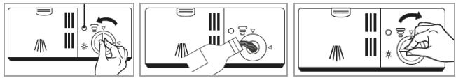 BOMANN GSP 7410 - Fill in the rinse aid - 1