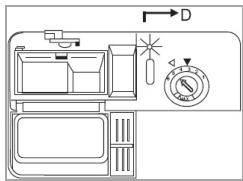 BOMANN GSP 7410 - When to refill the rinse aid dispenser - 1