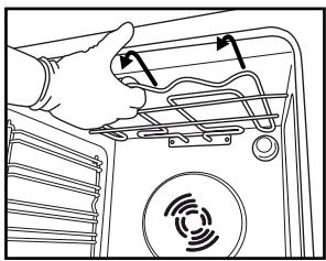 WHIRLPOOL AKP 460/IX - MOVING THE TOP HEATING ELEMENT (SOME MODELS ONLY) - 2