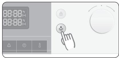 SAMSUNG NV6793BGESR/EF - POUR ALLUMER ET ÉTEINDRE LA LAMPE DU FOUR - 1