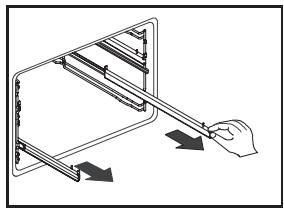 SAMSUNG NV6793BGESR/EF - Ausziehbare Schienen (Zubehör) - 1