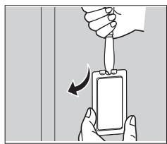 SAMSUNG NV6793BGESR/EF - Remplacement de l'ampoule latérale et nettoyage du cache en verre. - 1