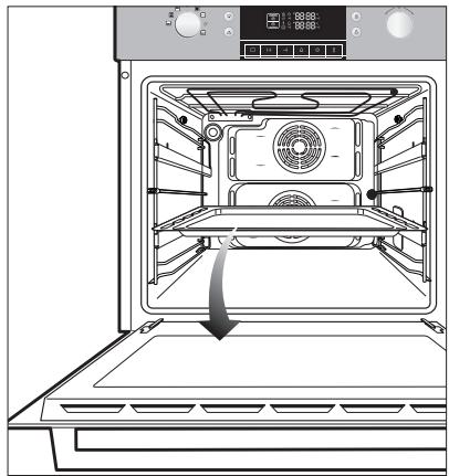 SAMSUNG NV6793BGESR/EF - De bakplaat of braadslede plaatsen - 1
