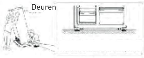 VALBERG SBS 529 WD F X742C - SBS 529 WD E X742C - Waterpasplaatsen en stabiliseren van de koelkast - 1