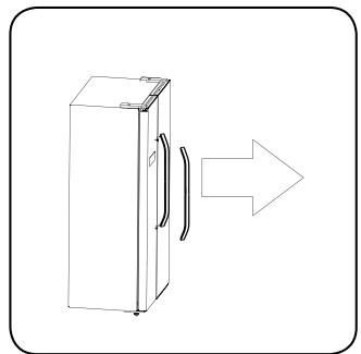 VALBERG SBS 529 WD F X742C  -  SBS 529 WD E X742C - Removing the handles - 2