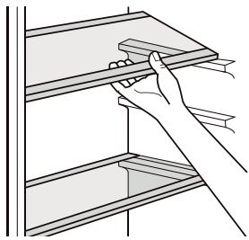VALBERG SBS 529 WD F X742C  -  SBS 529 WD E X742C - Removable shelves - 1