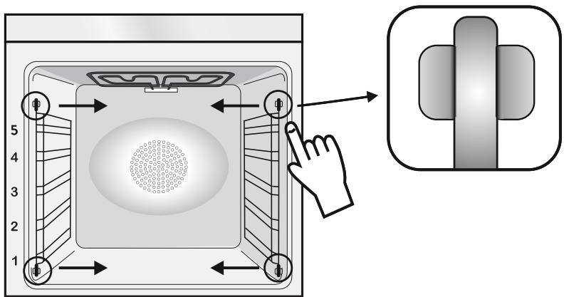 HOOVER HOT3161BI/E - AUSBAU UND REINIGUNG DER SEITENGITTER - 1