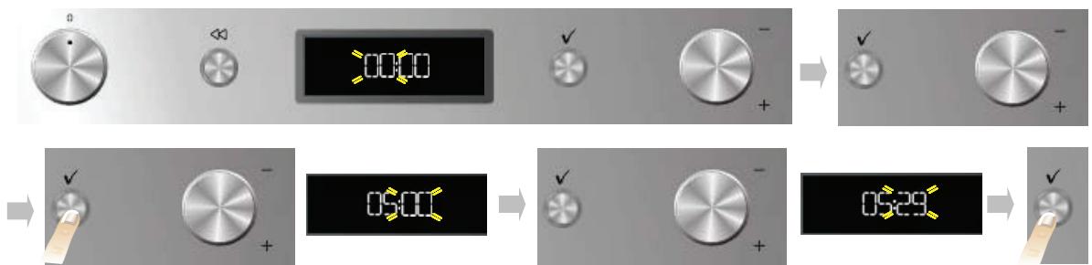 WHIRLPOOL AKZM 765/IX - STARTING THE OVEN - SETTING THE TIME - 1