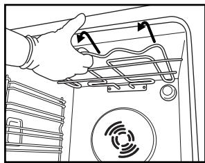 WHIRLPOOL AKZM 765/IX - MOVING THE TOP HEATING ELEMENT (SOME MODELS ONLY) - 2