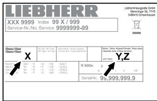 LIEBHERR GKvesf 4145 - Classe climatique - 1