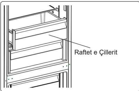 AEG RCB736E5MB - RCB736E7MB - RCB736E5MB - Heqja e raftit të çillerit - 1