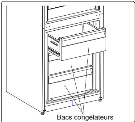 AEG RCB736E5MB - RCB736E7MB - RCB736E5MB - Retrait du bac congélateur : - 3