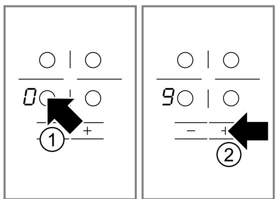 BOSCH PKK61RBB8E  -  PKK61RBB8E - Régler les positions de chauffe - 1