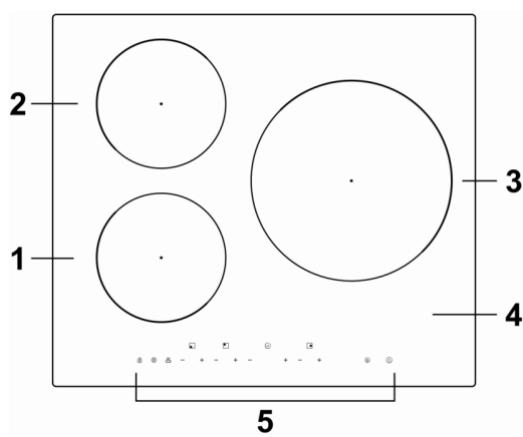CANDY CIS633DTT - CIS633DTT - Vue de dessus - 1