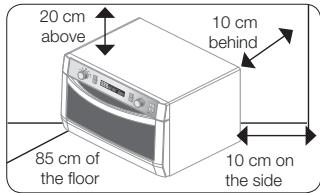 SAMSUNG CP1370 E-B - INSTALLING YOUR OVEN - 1