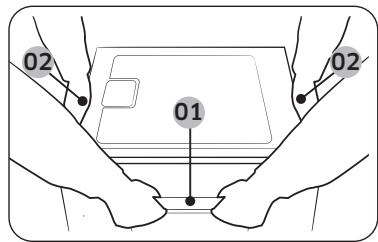 SAMSUNG NQ5B5763DBK/U1 - NQ5B5763DBS/U1 - Mounting the oven - 5