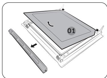 SAMSUNG NV7B6695ACE/U1 - NV7B6695ACE/U1 - Vitre de la porte - 2