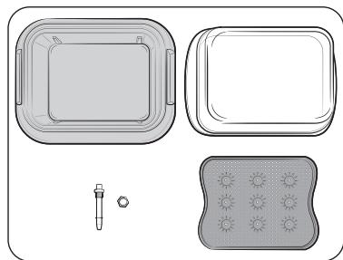 SAMSUNG NV7B6695ACE/U1 - NV7B6695ACE/U1 - Assembling the steam container (applicable models only) - 1
