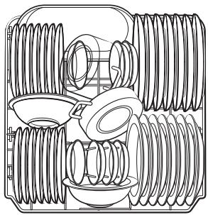 SAMSUNG DW60M6070IB - CARICAMENTO DEL CESTELLO INFERIORE - 1