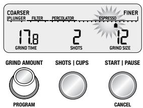 SAGE MOULIN THE SMART GRINDER PRO - Selezione o grau de moagem - 1