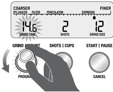 SAGE MOULIN THE SMART GRINDER PRO - Réduction de la quantité de mouture - 1