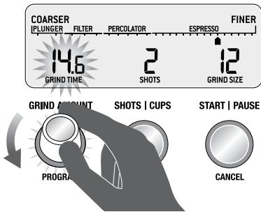 SAGE MOULIN THE SMART GRINDER PRO - Riduzione della quantità di caffe macinato - 1