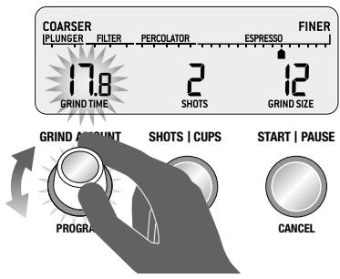 SAGE MOULIN THE SMART GRINDER PRO - Uw shots/kopjes selecteren - 2